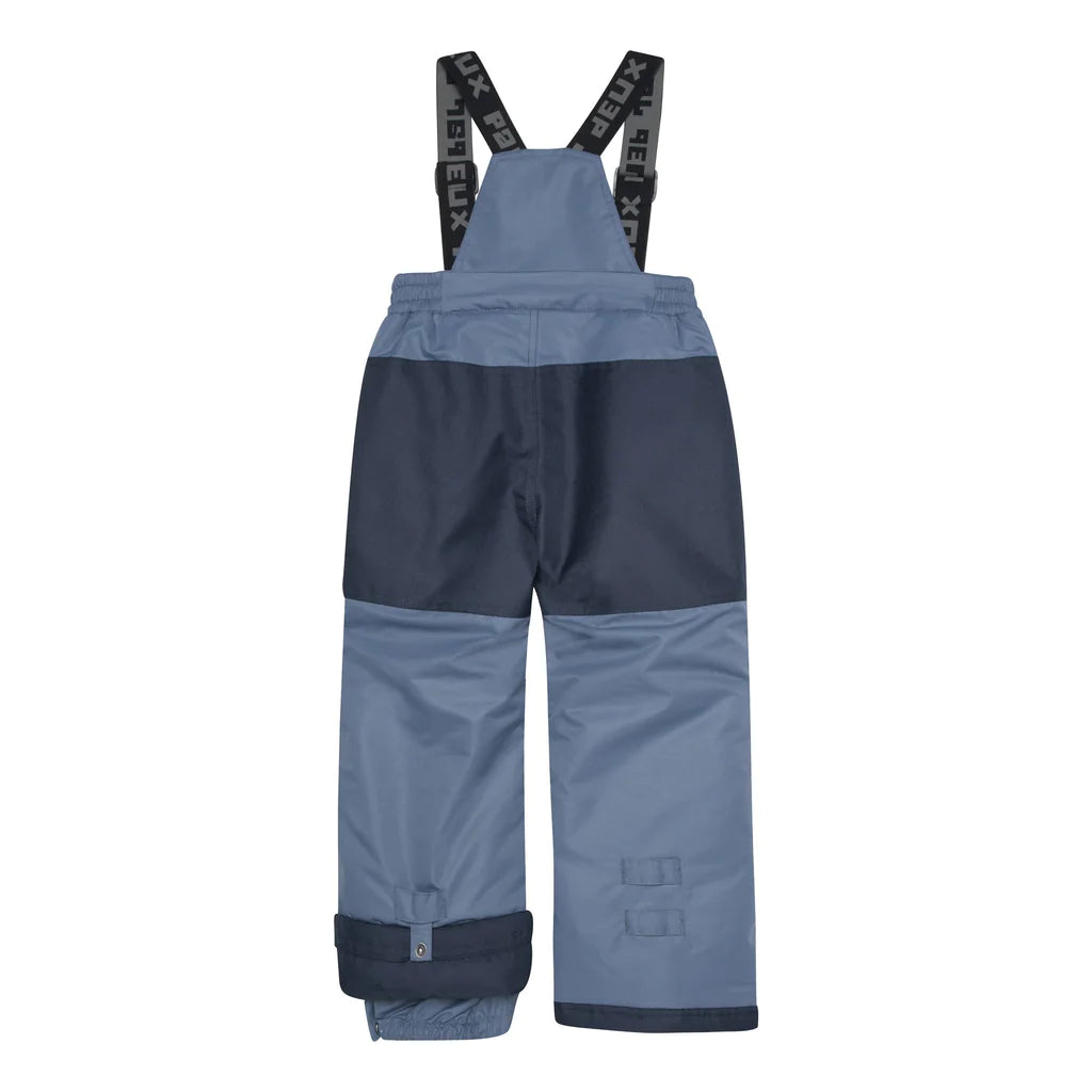 Printed Dinosaurs Two Piece Snowsuit Black And Steel Blue - Deux Par Deux - Arkersport