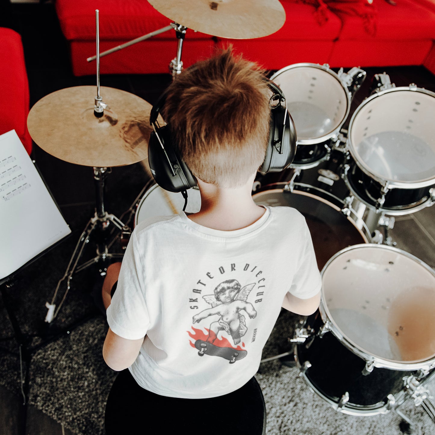 Skate or die unisex t shirt for junior 100% cotton - Arkersport