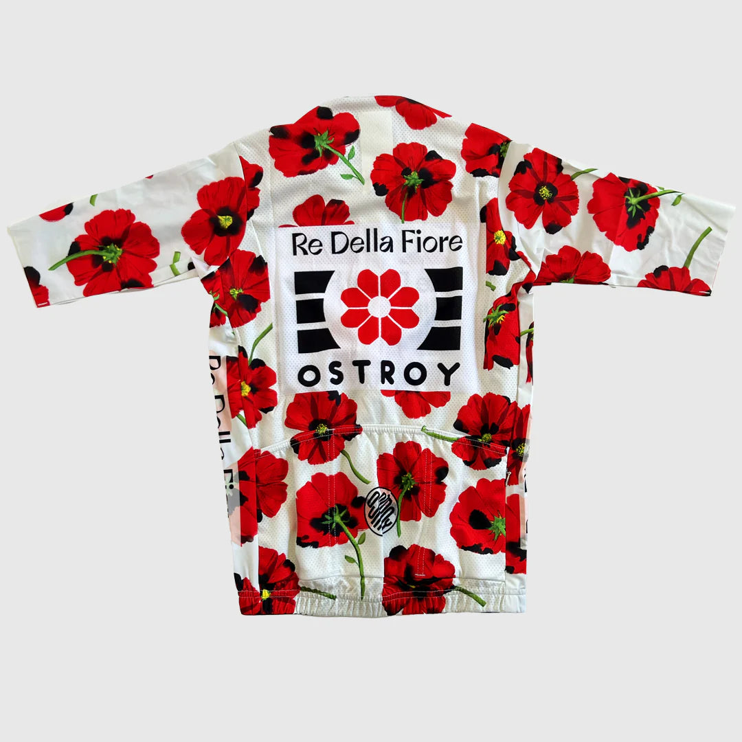 Fiori Rossi Men's Bike Jersey - Oystro - Arkersport