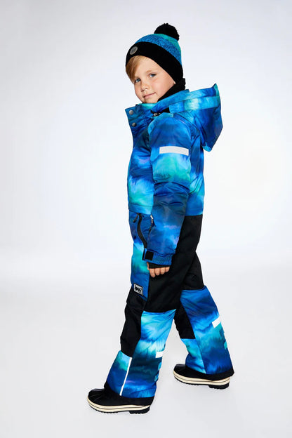 One Piece Boys Borealis Print Ski Snowboard Snowsuit