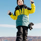 Boy Two Piece Color Block Ski Snowsuit Set Pine Green - Deux Par Deux - Arkersport