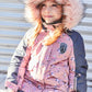 Mini Roses Two Piece Snowsuit With Printed Jacket Dusty Rose - Deux Par Deux - Arkersport