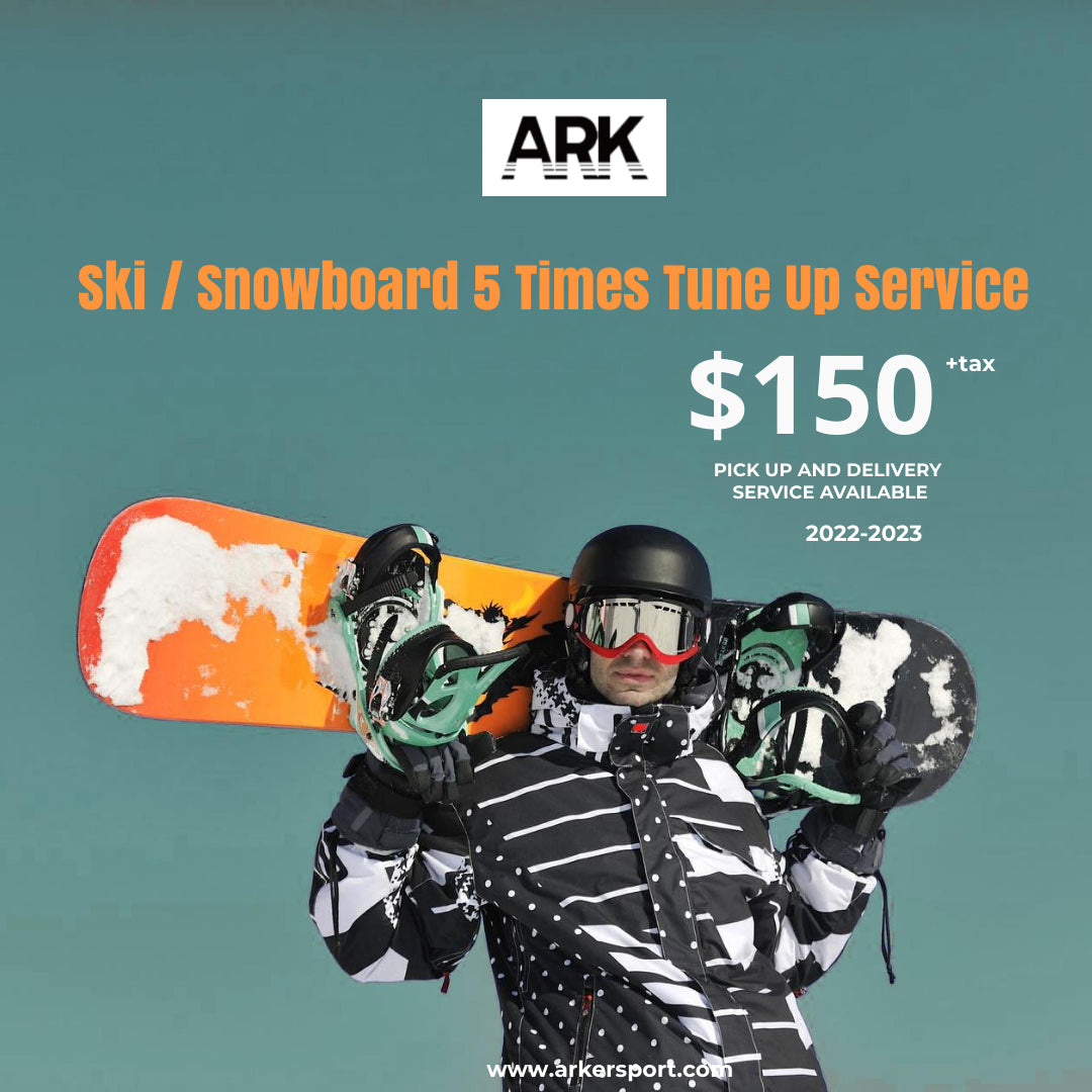 Arkersport Ski or Snowboard Tune Up 5 Times Package - Arkersport