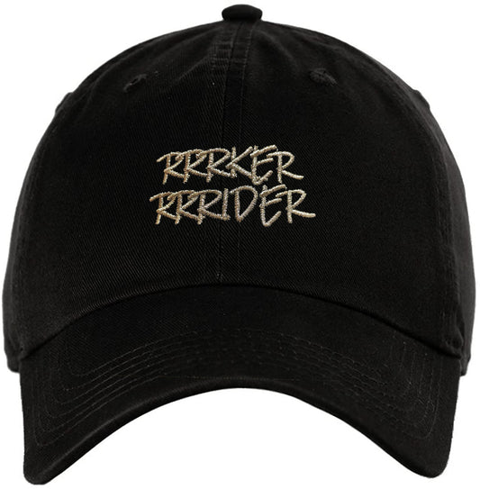 100% organic cotton baseball cap, RRRKER RRRIDER embroidery - Arkersport